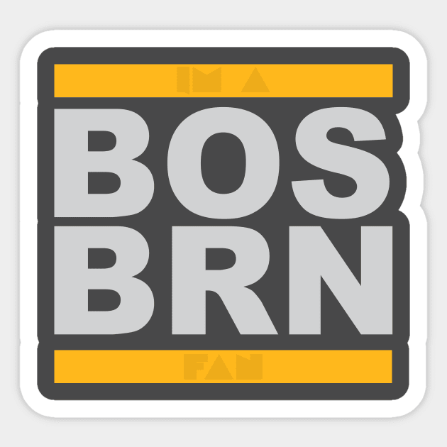 Boston Hockey Fan | BOS BRN Sticker by moose_cooletti